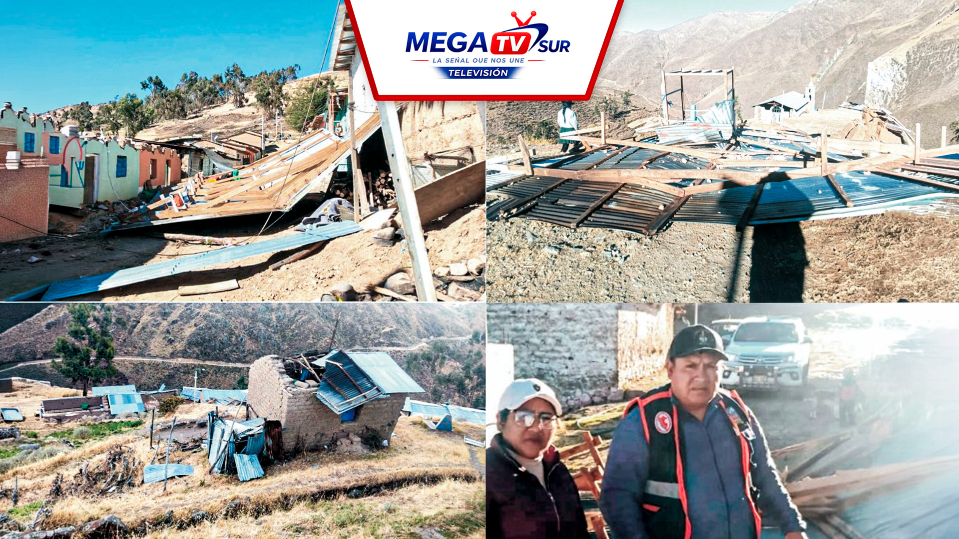 120 familias afectadas por fuertes vientos en San Pedro de Huacarpana