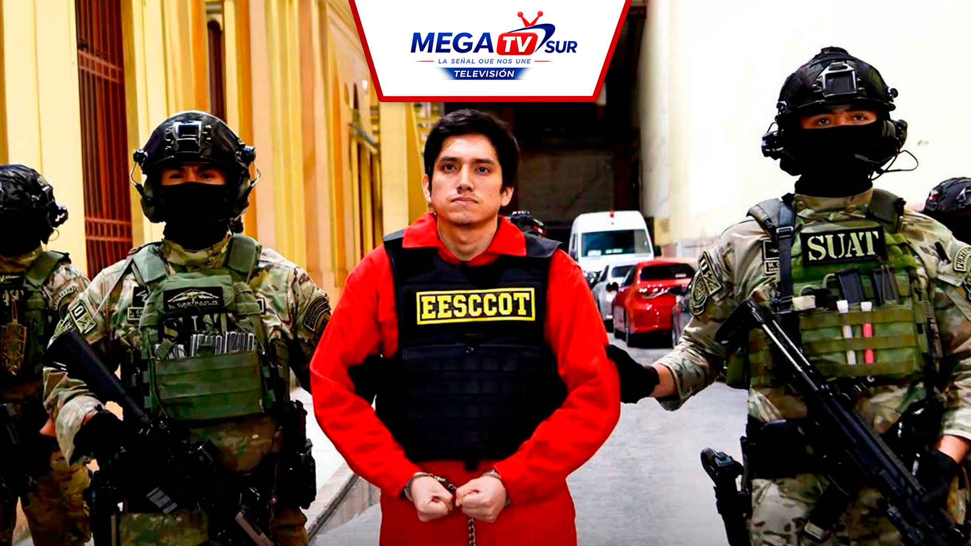 ‘Jhonsson Pulpo’ es trasladado a la Base Naval del Callao bajo estrictas medidas de seguridad