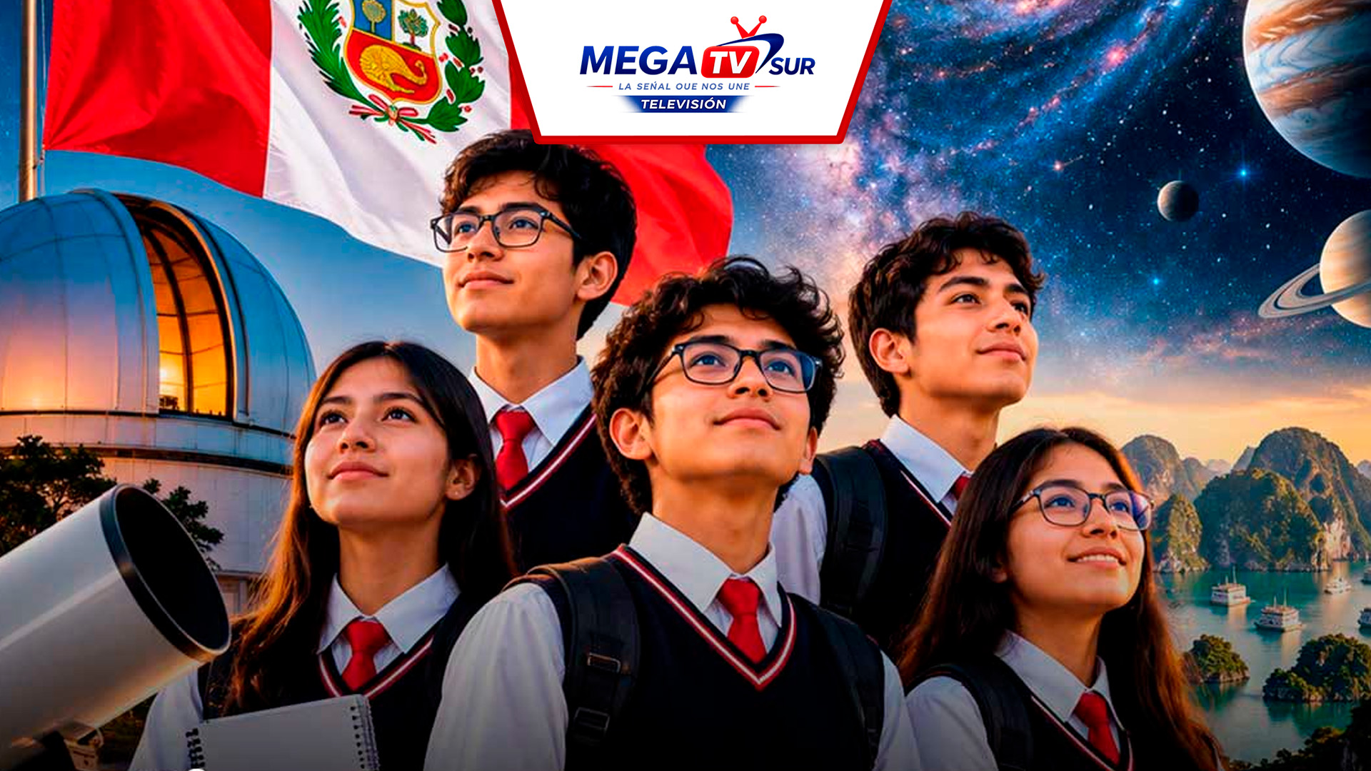 Cinco escolares representan al Perú en la Olimpiada Internacional de Astronomía y Astrofísica 2026